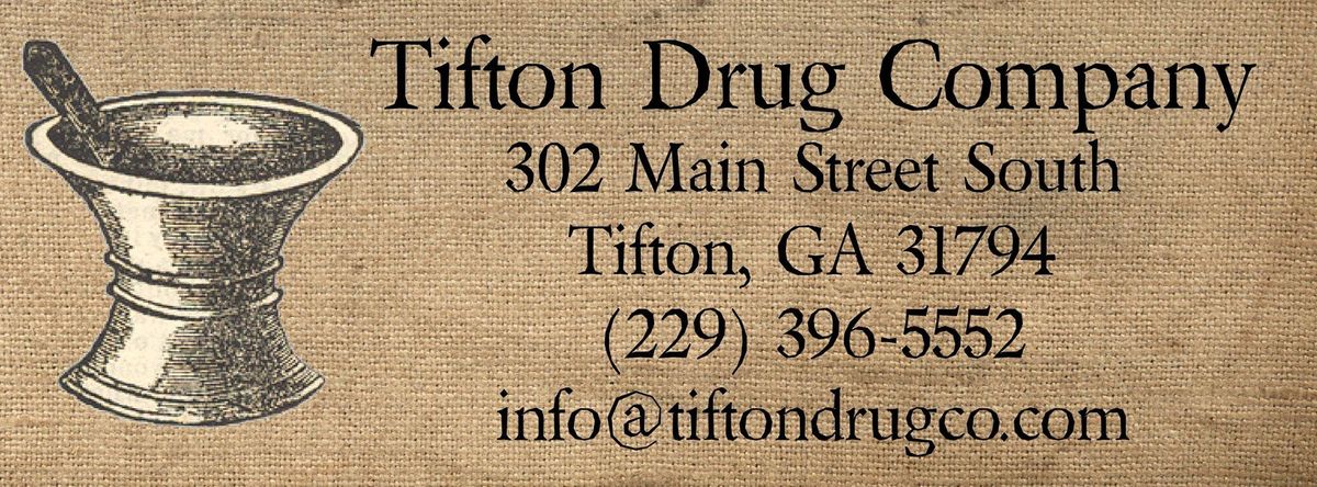 Tifton Drug Company Banner