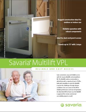 Savaria Multilift VPL Brochure