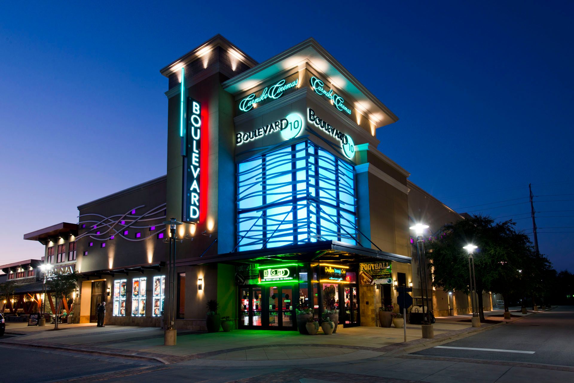 Our team has designed and built state-of-the-art entertainment facilities including cinemas, restaurants and more.