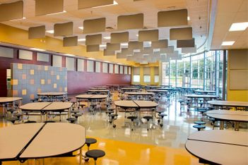Modern Middle School Cafeteria Architecture