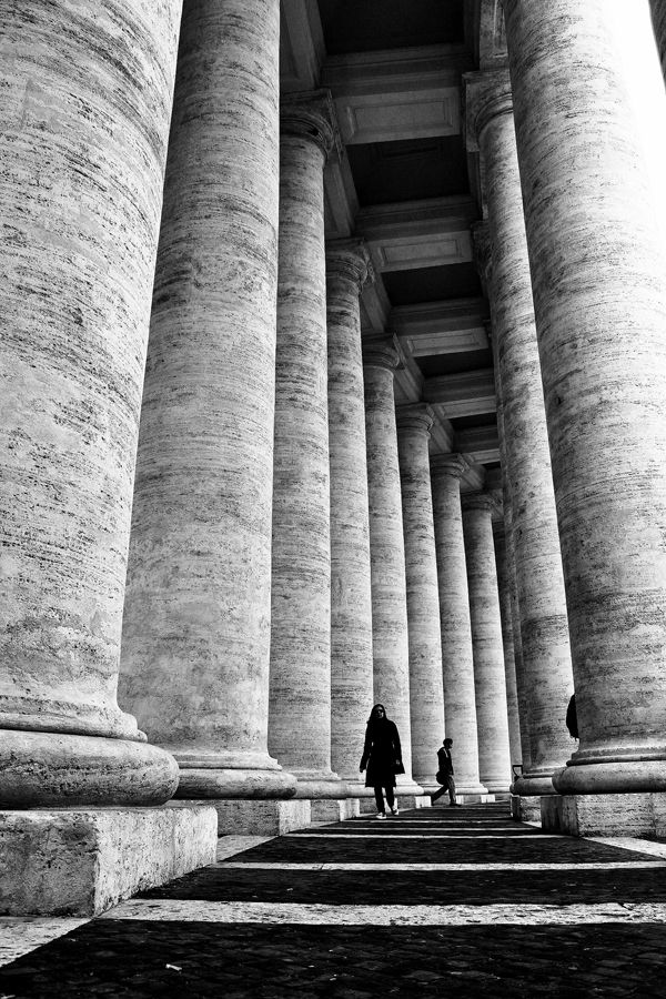 Lillian Cooper, Vatican Colonnade by Bernini.jpg
