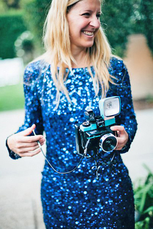 Dopson with Diana camera