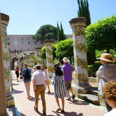 In the Cloister of Santa Chiara Napoli