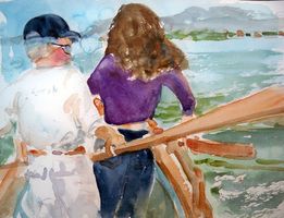 Sue Kemp, Rowing sketch