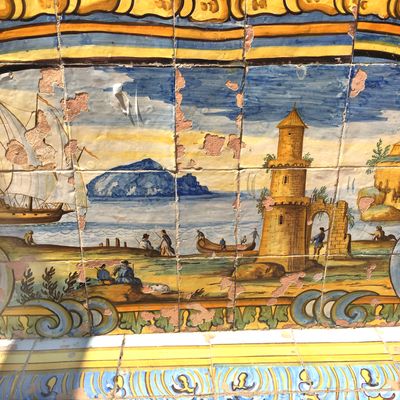 Santa Chiara cloister tiles