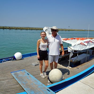 Massimiliano and his daughter