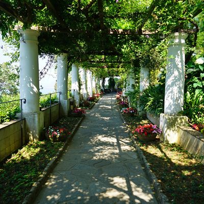 Capri Villa San Michele colonade