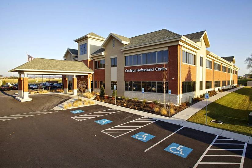 Outside view of Cochran Professional Center Keystone Pharmacy