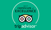 TripAdvisor Certificate of Excellence 2017