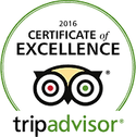 TripAdvisor 2016 Certificate of Excellence 