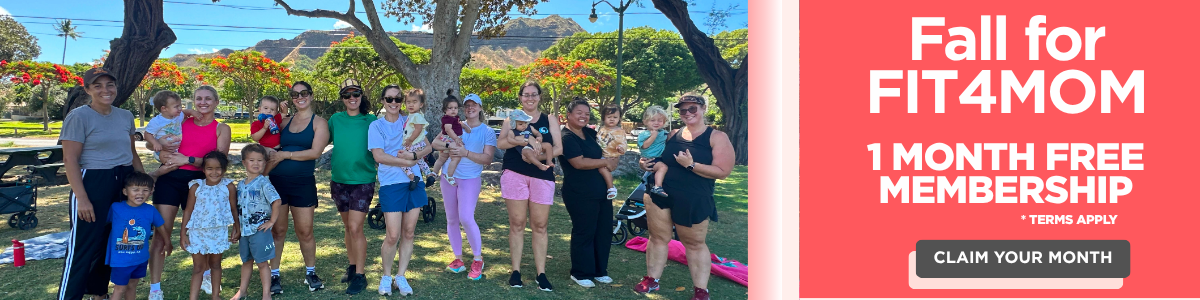FREE MONTH SEPTEMBER PROMOTION FIT4MOM MOM VILLAGE WORKOUTS HONOLULU.png