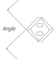 90 Degree split point spot drill insert.png