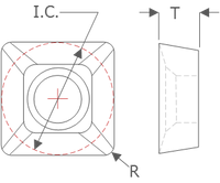 K-Tool, Inc.  Positive Top Insert Illustration 