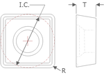 K-Tool, Inc. Chipbreaker insert K-Tool, Inc. SPEB-CB Insert Illustration
