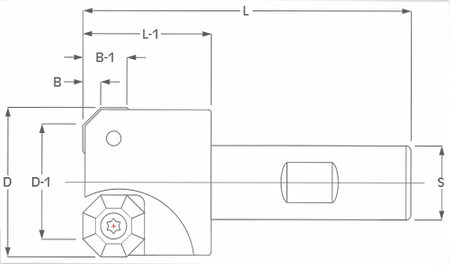 Octa Mill Dimensions OC - Shank Tools