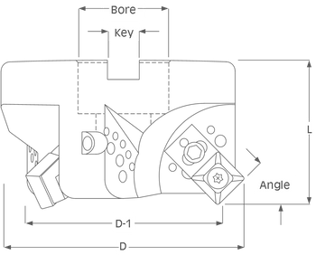 K-Tool, Adjustable Chamfer Mill illustration 