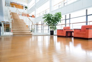 Professionally Cleaning Commercial Building - IntegriServ Cleaning Services