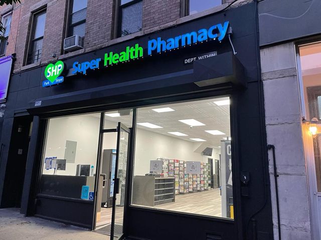 Super health pharmacy storefront