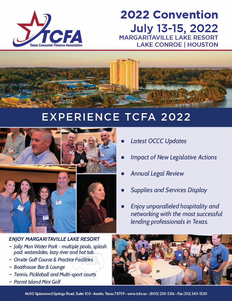 TCFA Convention Flyer 2022