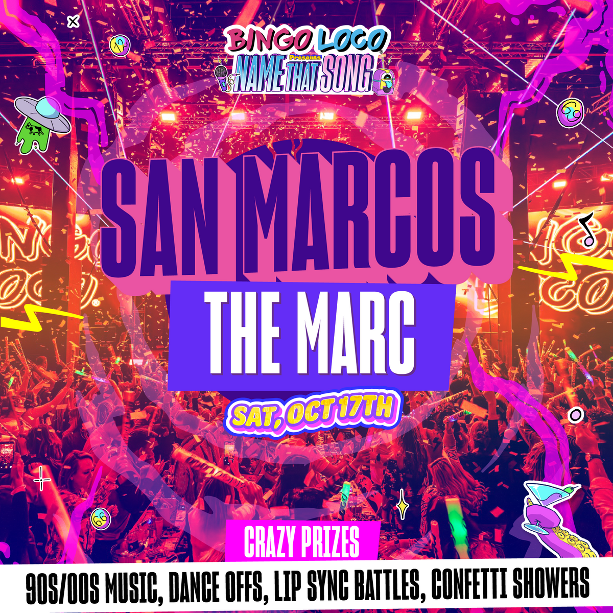 San Marcos  Name That Song Sat, Oct 17th_Post.png