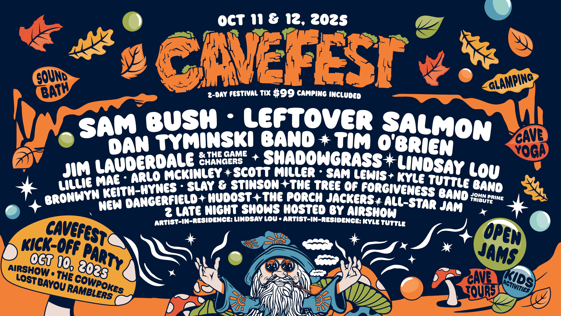 Cavefest 2025 Lineup 16x9.png