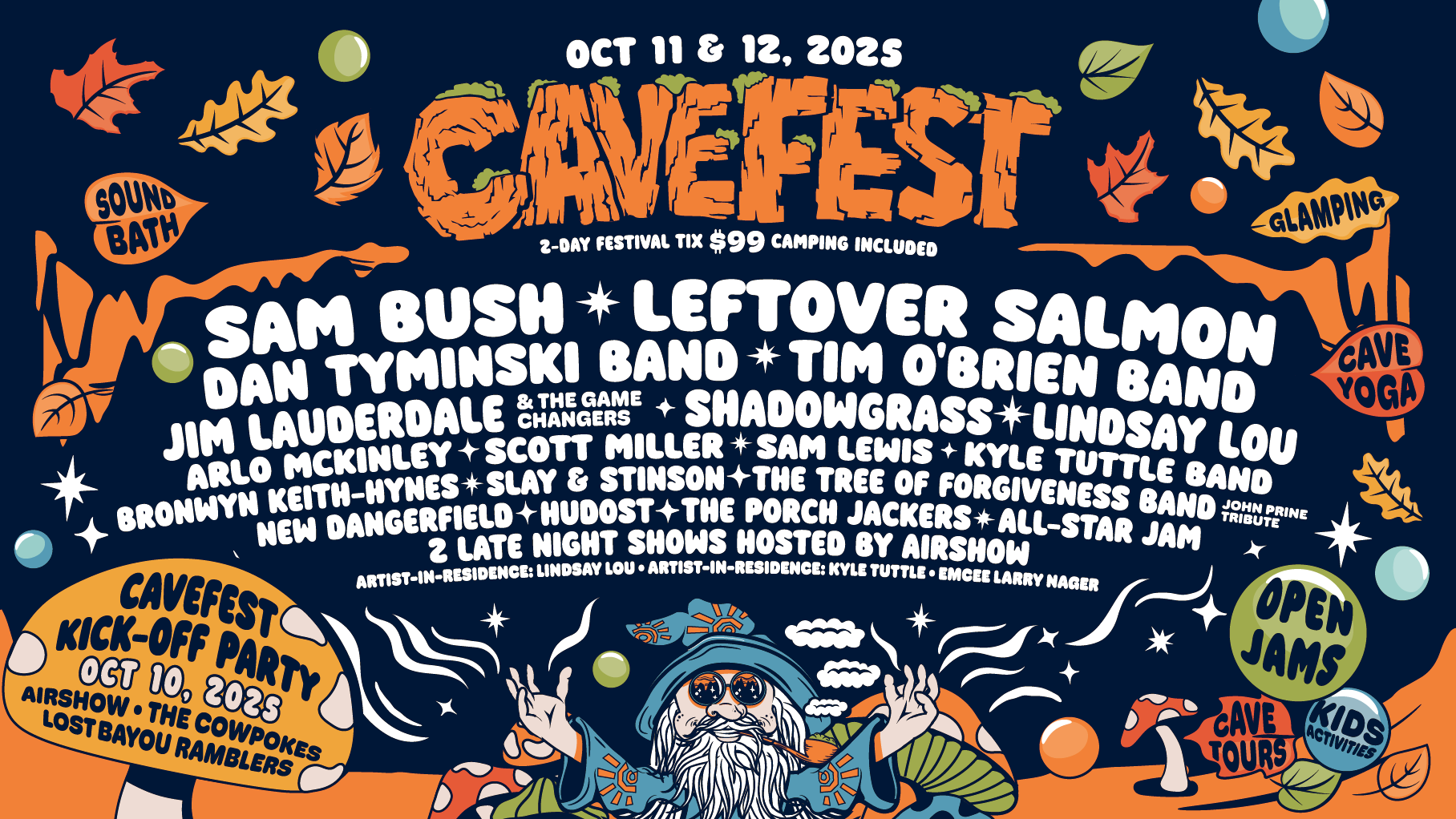 Cavefest 2025 Lineup 16x9.png