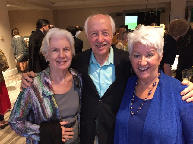 Nancy Scanlan, Victor Emanuel and Brigid Shea at Celebration of Children in Nature for Westcave Preserve. Michael Barnes/American-Statesman CiNCA Celebration 2017