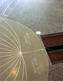 Solar Analemma on Floor