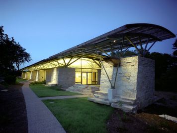 Warren Skaaren Environmental Learning Center at Dusk