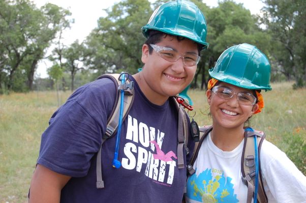 at El Ranchito Summer Camp, near Austin, TX Conservation Corps