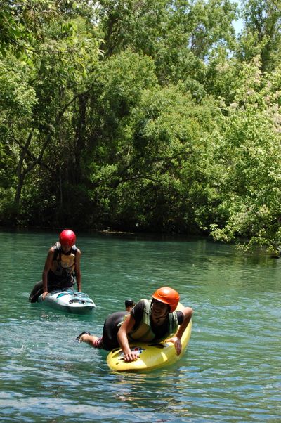 at El Ranchito, near Austin, TX Kayaking and High Adventure