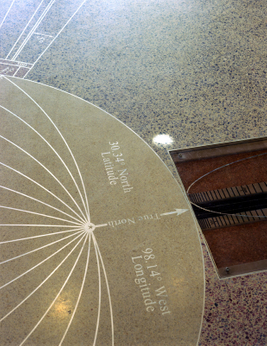 Solar Analemma on Floor