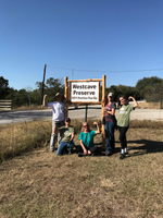 There are many ways volunteers help to protect, conserve and beautify Westcave Preserve, in Southwest Travis County. Westcave Gate Signage