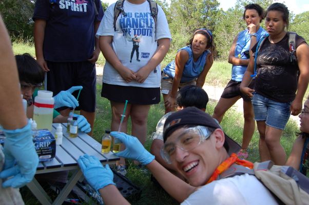 at El Ranchito, near Austin, TX Water Quality Testing