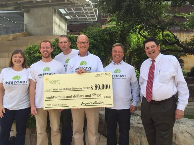 Westcave recieves $80,000 grant from Impact Austin to fund the Roadrunner Outdoor Adventure Bus. Impact Austin Grant Recipient