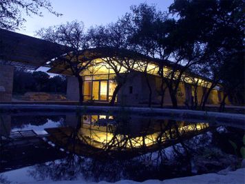 Warren Skaaren Environmental Learning Center at Night