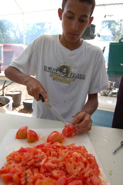 at El Ranchito Summer Camp, near Austin, TX Outdoor Cooking