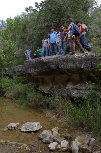 at the 'cliff of insanity' ! Corps Members