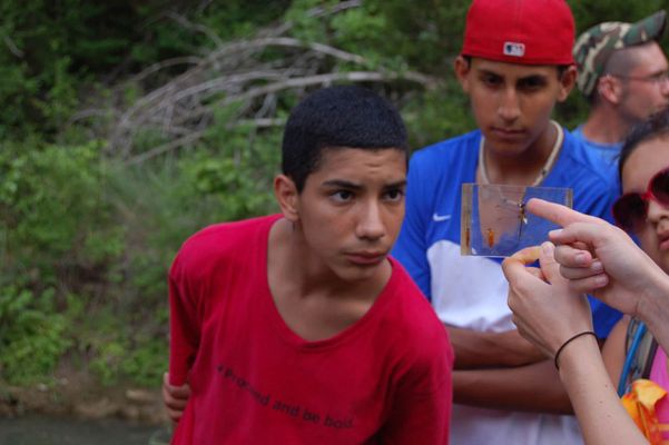Hispanic kids at summer camp near Austin, Texas Hispanic kids at summer camp near Austin, Texas