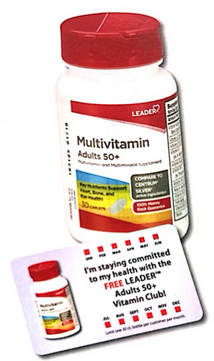LEADER Multivitamin for adults 50+