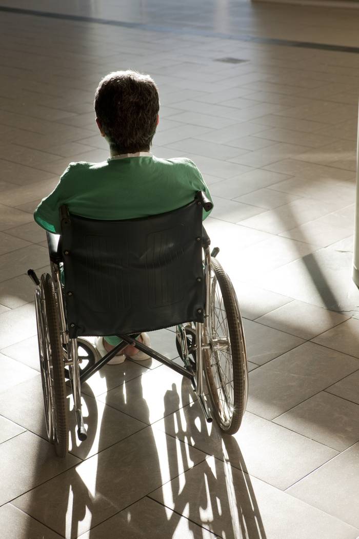 Person in wheelchair Person in wheelchair
