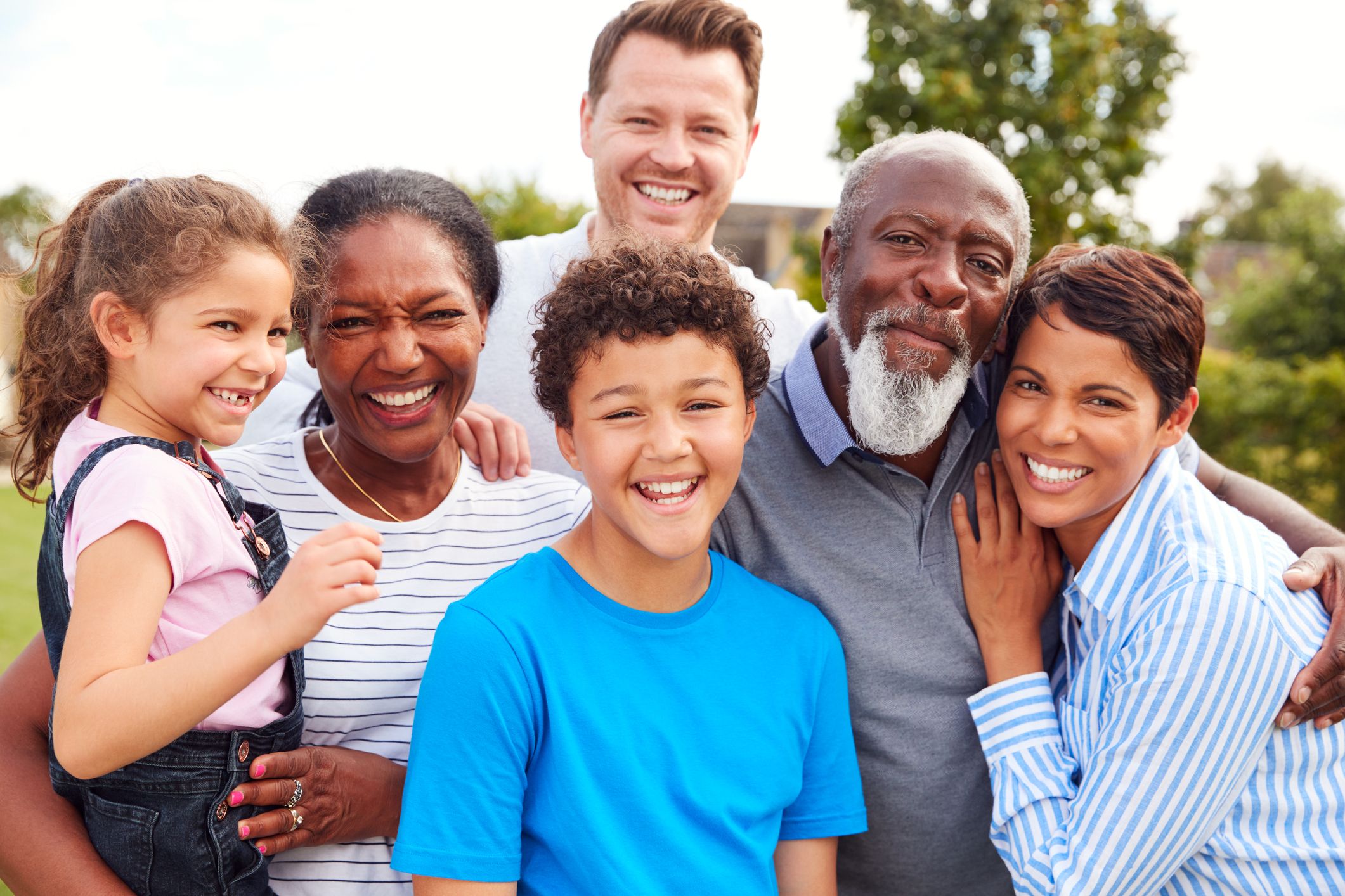 Image of a family having smiling Perkins Family Pharmacy