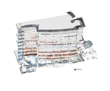 3D Laser Scanning of a Medical Facility Facade