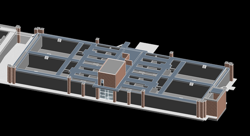 Wastewater Treatment Plant 3D Model