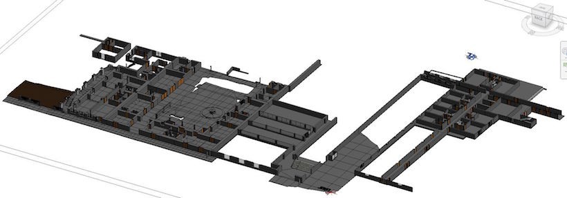 As-built model floor plan