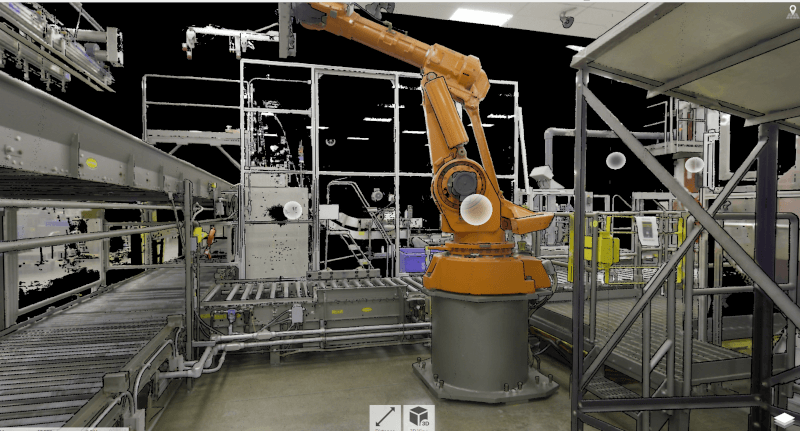 3D Scanning TruView of industrial facility