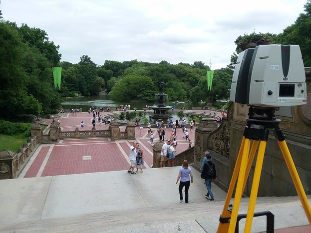 3D Laser Scanning of central Park in New York