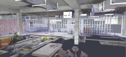 3D Laser Scan of interior of a house