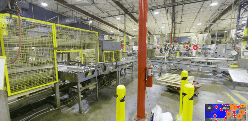 3D Laser Scanning inside a factory