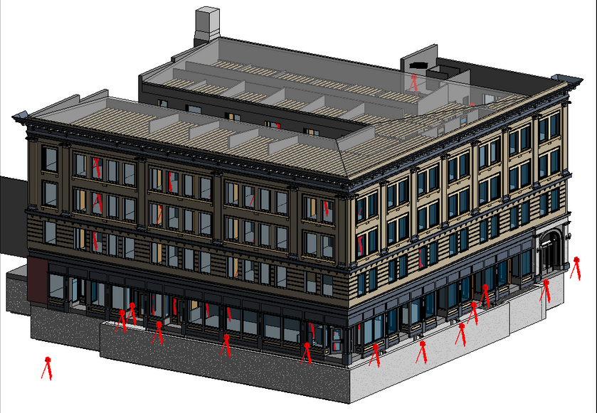 3D Scanning Building Information Model of historic building in Denver